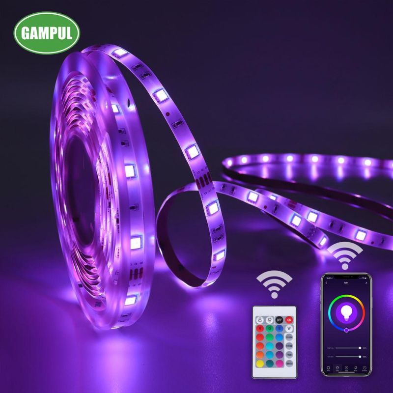 Waterproof SMD5050 Flexible LED Strip Light DC12V for Christmas Decoration