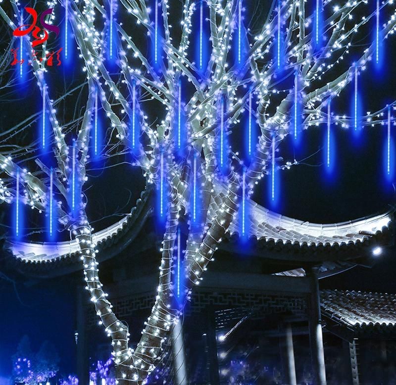 Professional Wholesale Custom Outdoor 30cm/50cm/80cm LED Meteor Shower Lights for Christmas Decoration