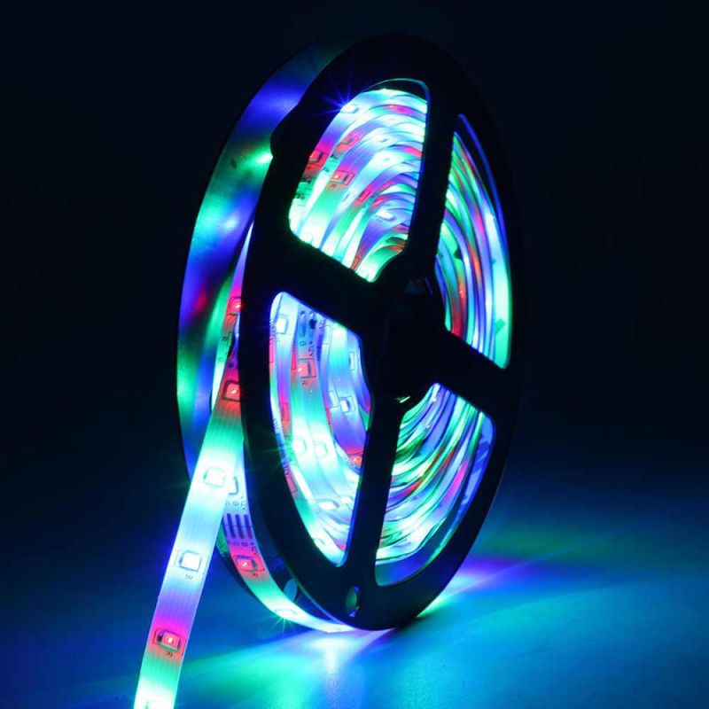 5050 RGB DC24V 14.4W/M 60LEDs/M LED Flexible Tape Light Strip