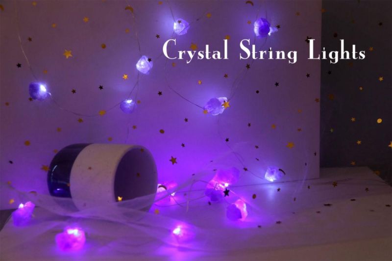 2021 Hot Selling Flashing Fairy Wedding Crismas Light Christmas Decoration Holiday Design Crystal Lights