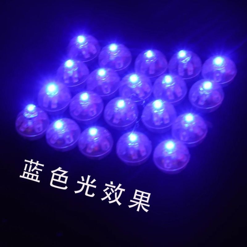 Small LED Balls Colorful Decoration Flash Balloon Lamp Light