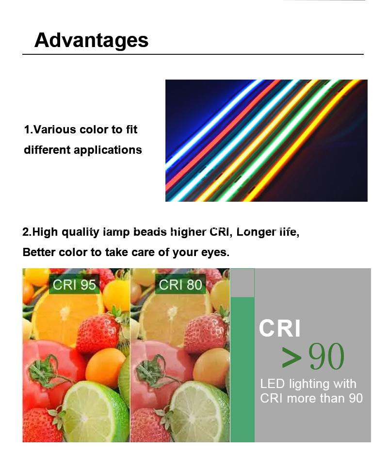 New Trend CE UL Waterproof No DOT COB LED Strip Light with Factory Price