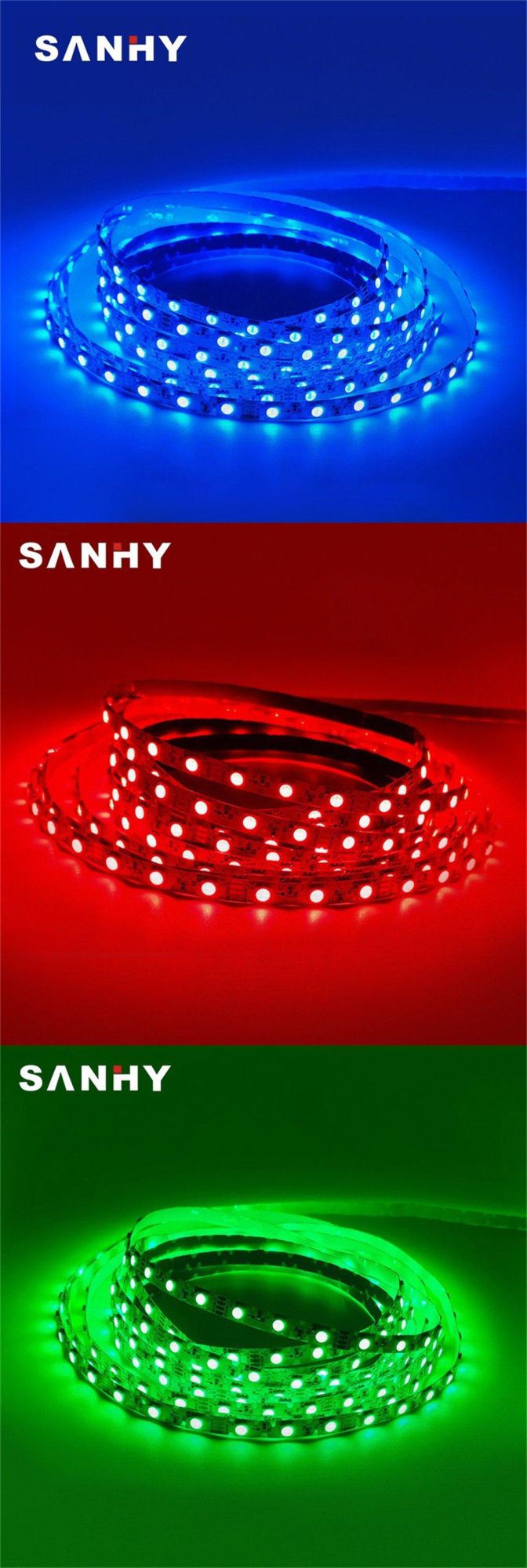 High Brightness 2835 120LEDs 15W/M Flexible LED Strip Light