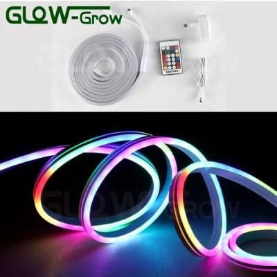 House Use IP65 Waterproof 24V 5050 RGB LED Neon Flex Light for Hotel Decoration