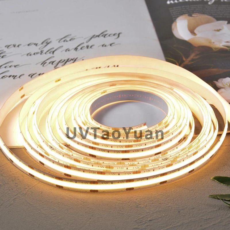 DC12V Flexible COB Light IP20 Dotless LED Light