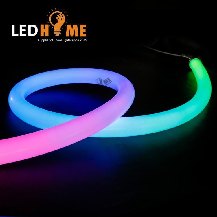 Round Silicon Tube 40mm 360 Degree Neon Flex