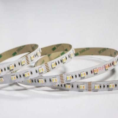 Factory Direct Sale Cuttable Flexible LED Strip SMD 5050 RGB CCT 5 in 1 LED Strip Light