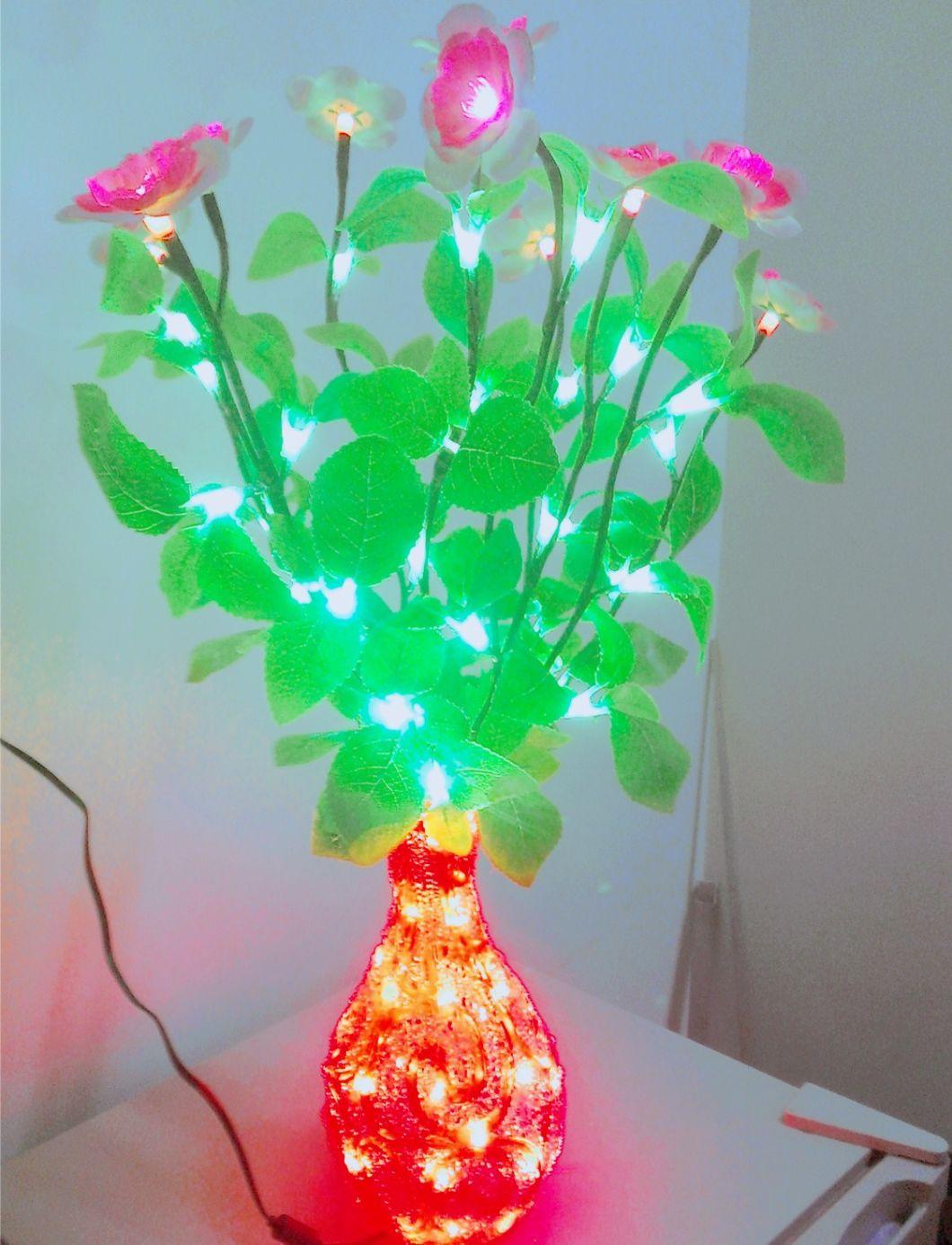 Factory Wholesale Wedding Table Centerpieces LED Flower Vase Light