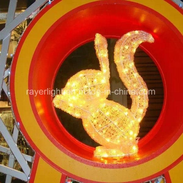 Outdoor Decoration LED Animal Figure Christmas Garden Motif Light