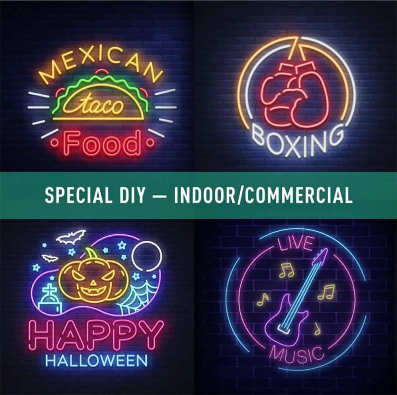 New DIY Decorative Lighting Waterproof Silicone LED Fiber Optic Lighting LED Neon Flexible