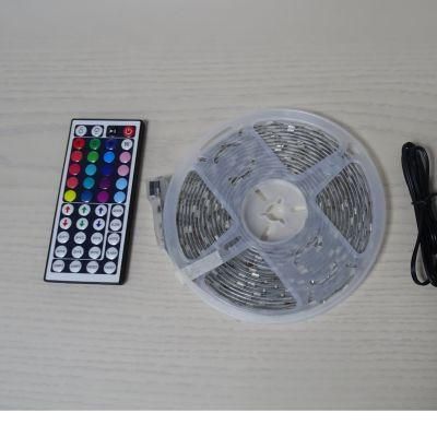 12V/24V 5050 30LEDs/M 3.6W/M 10*2.3mm IP44 Color Changing LED RGB Strip Light for House Car Park Decoartion