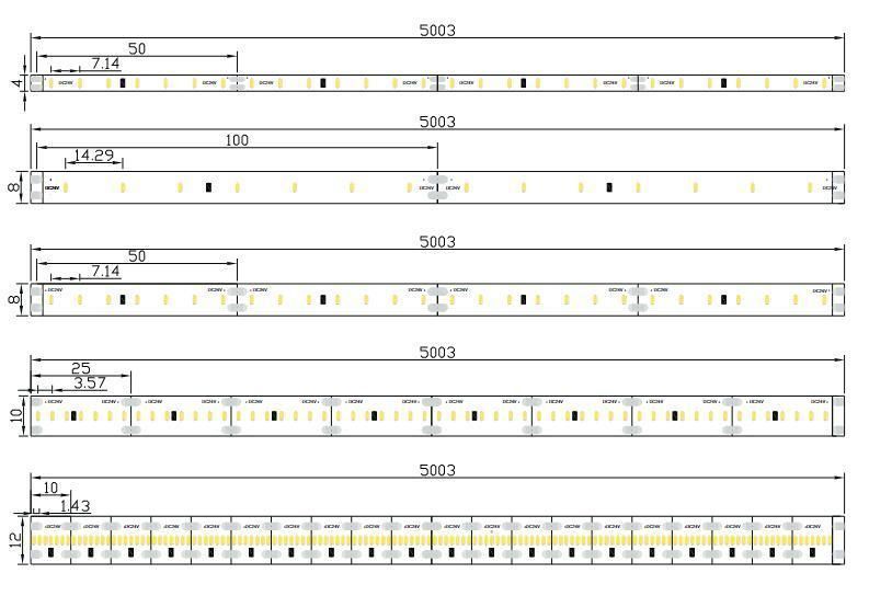 24V 2110 LED Light Strip