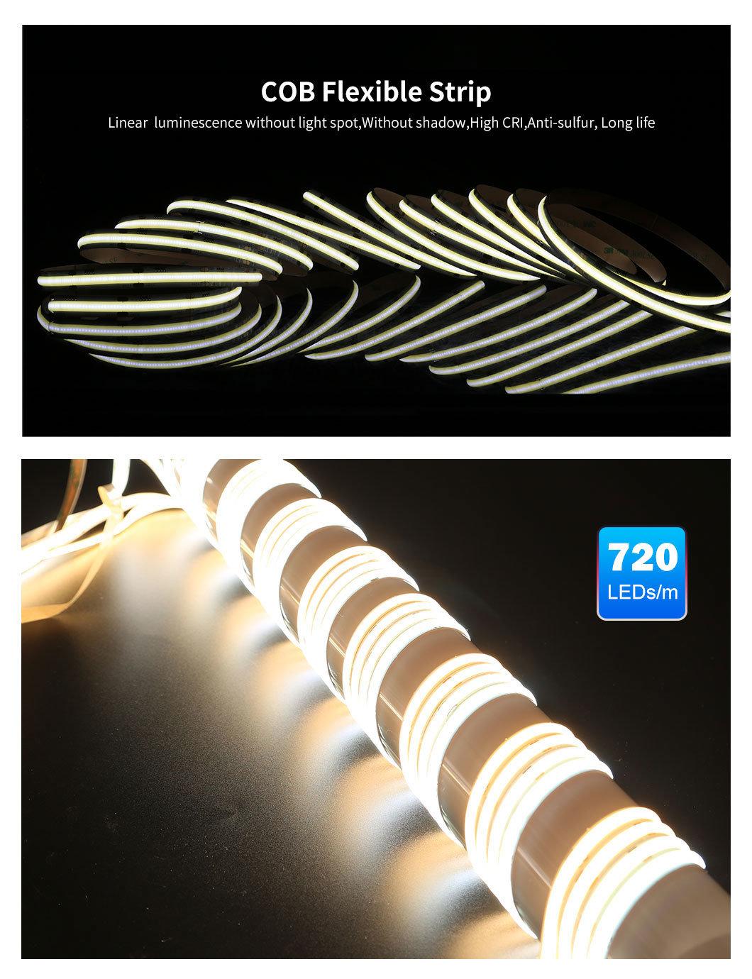 Greatly Foldable Bendable Flexible Indoor and Outdoor Usage COB LED Lite