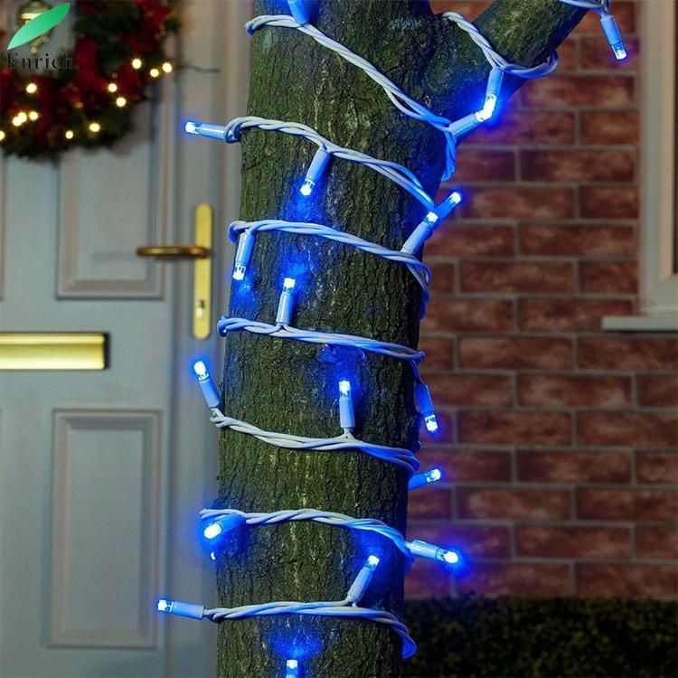 Waterproof LED String Rubber Wire Christmas Light for Birthday Wedding Party Bedroom Patio