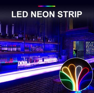 Smart LED Neon Strip Light 12V RGB Dimmable Silicone Cuttable Tape WiFi Bluetooth APP Remote Control Music Mode Strip