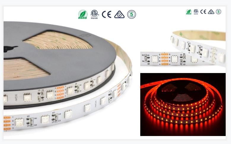 High Quality SMD5050 60LED LED RGB Strip IP20 Strip for Decoration Lighting