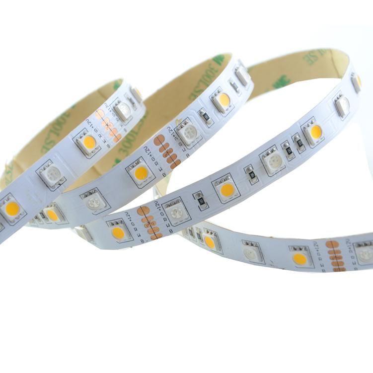 5050 Rgbw Programable Led Strip 60Leds/M 12V 12Mm Bendable Led