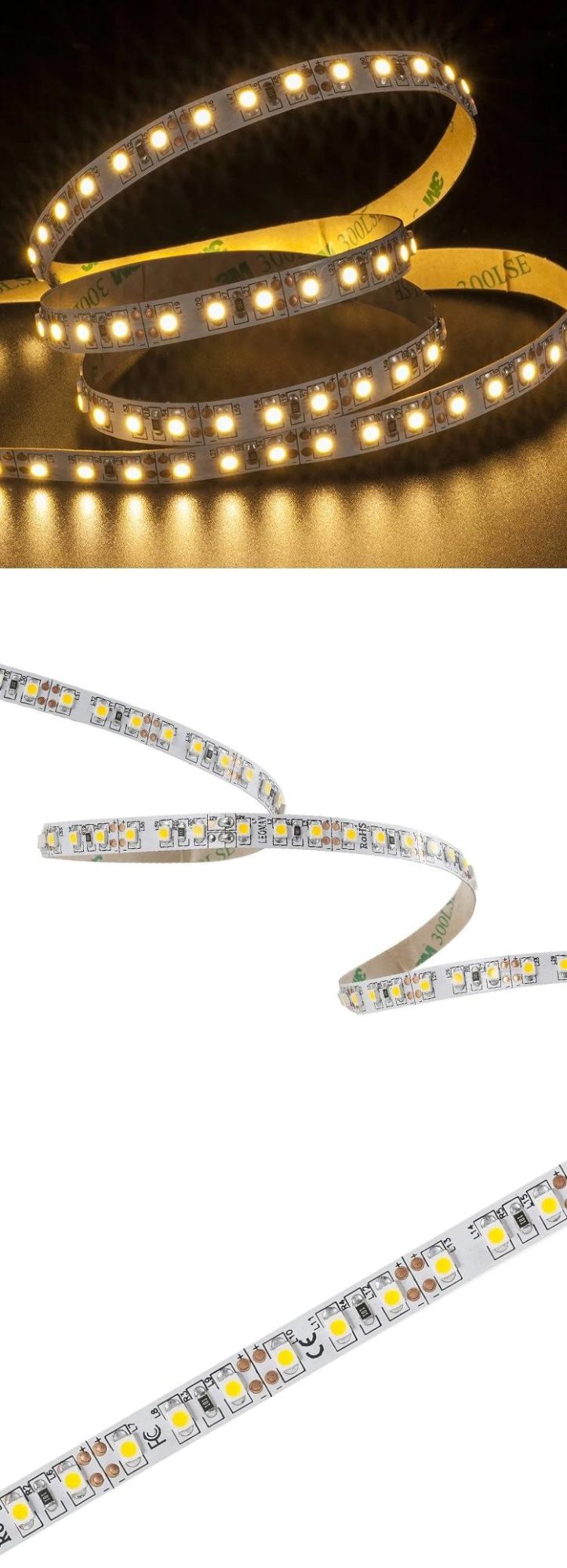 Hot selling Compact Size 3528 12V LED strip Light with CE RoHS