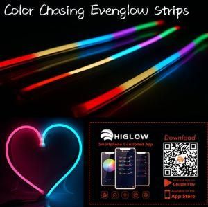 Evenglow Strip Light LED Car Lights Interior Exterior Waterproof Flexible Strips for Car Boat Truck RV