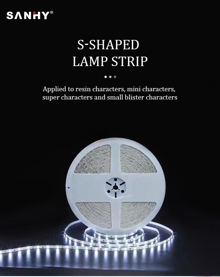 New Generation Retail Shop S Shape Advertising LED Strip