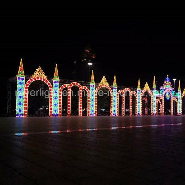 Coloeful Lights RGB Color Changing DMX Outdoor LED Kerstverlichting Christmas Light LED String