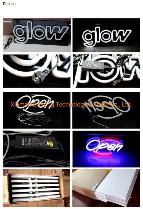 Acrylic LED Letters Decorative Custom Made LED Christmas Neon Sign with Dimmable APP RGBW Controlling