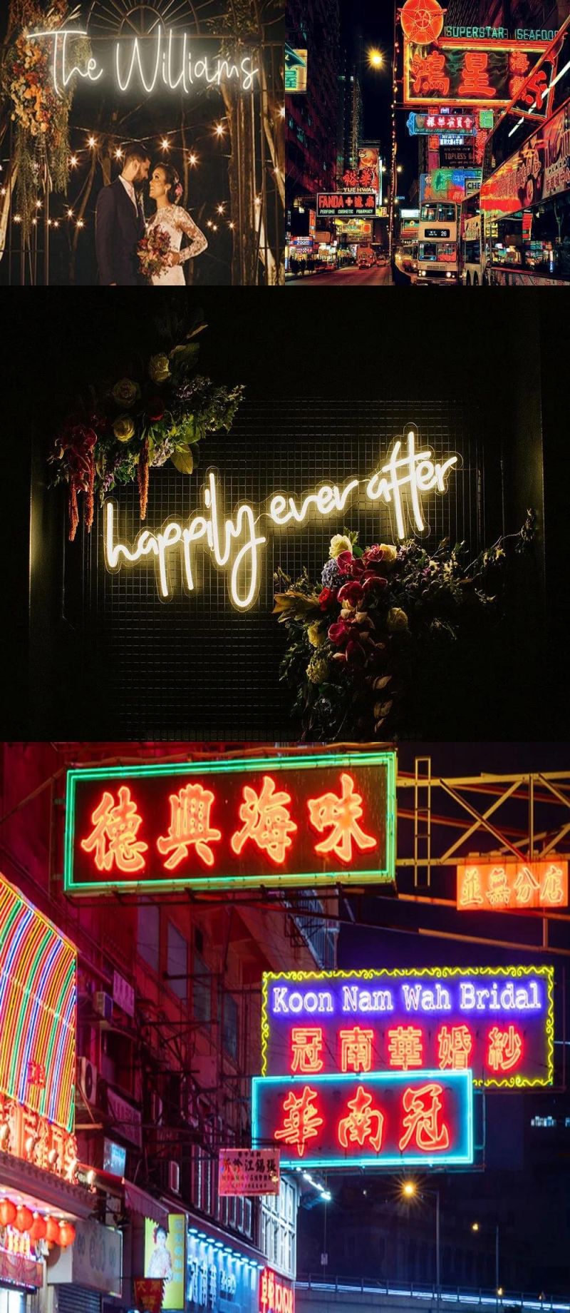 Professional Factory Customized RGB Color Changing LED Neon Letters Personalized LED Flex Neon Sign