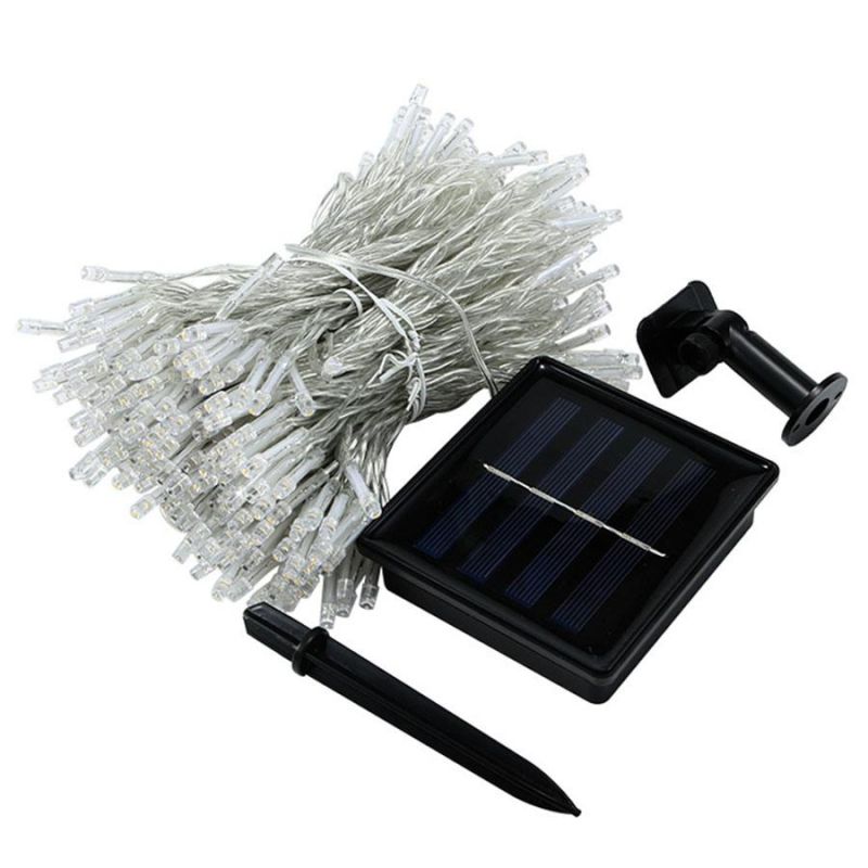 LED Solar Powered Window Curtain String Light