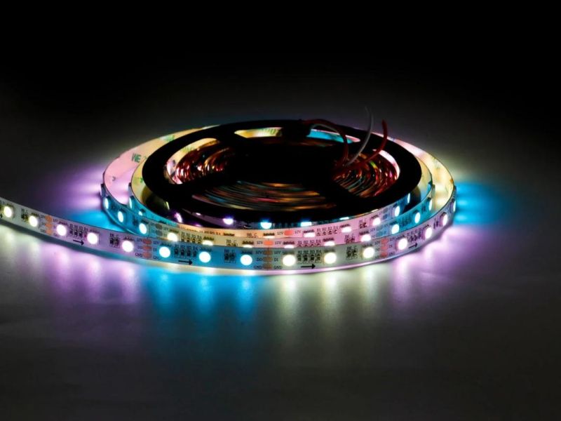 12V/24V SMD5050 60LED Rgbww Flexible Belt Light LED Strip From Factory