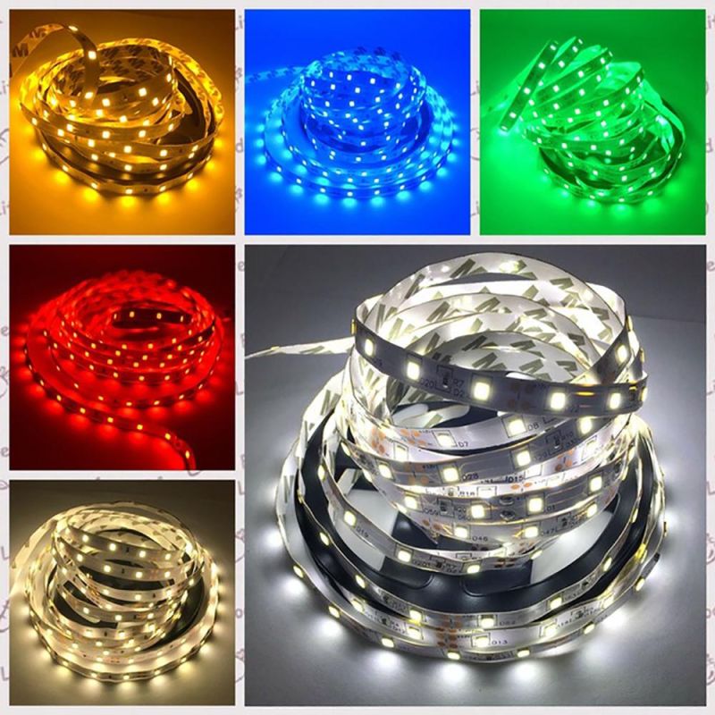 5m / Roll LED Strip 2835 Luminous Flux More Higher Than Old 3528 5630 5050 SMD LED Strip Light 60LEDs/M 12V Lamp String Decor