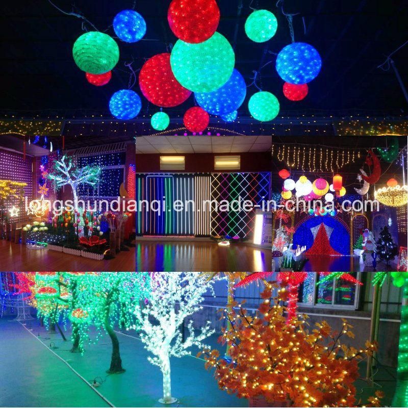 IP44 IP65 220V Christmas Ramadan Decoration Motif Street Pole Rope Light