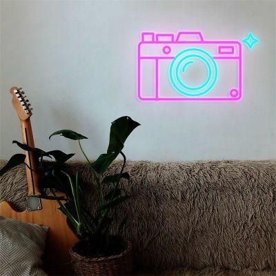 Indoor Full Colors RGB Custom Camera LED Neon Sign for Brand Display for Advertising