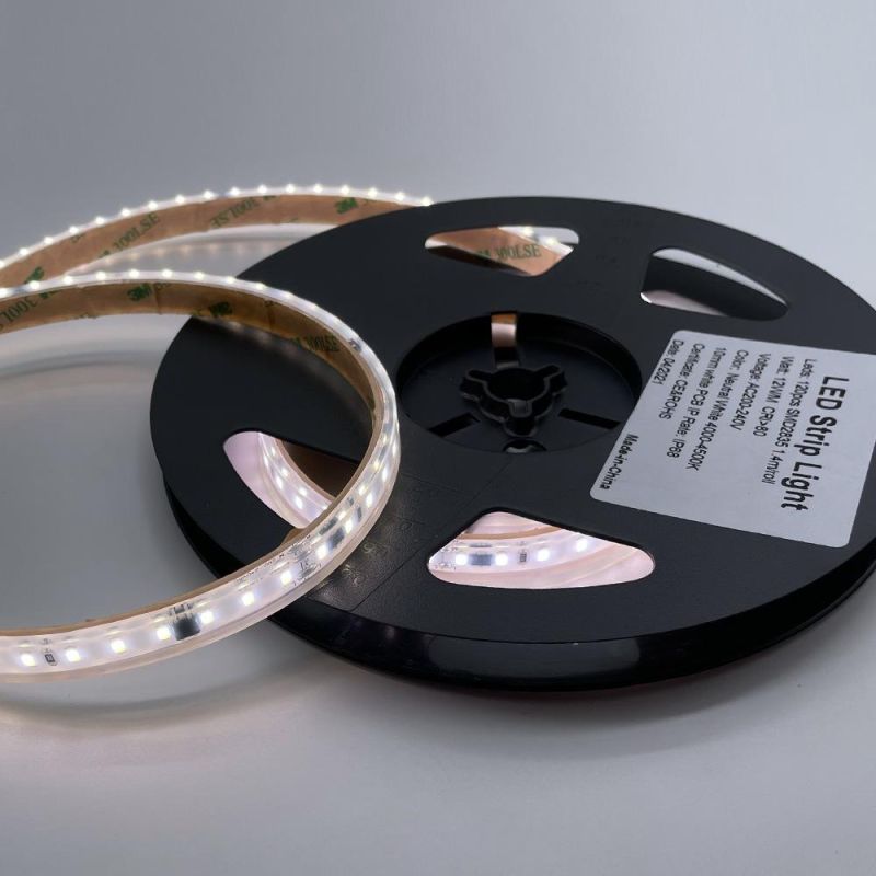 High Voltage LED Strip Light SMD2835 120LEDs/M 12W/M IP68