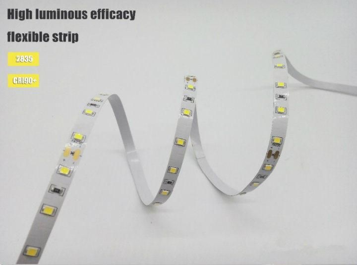 High Quality 60LEDs/Meter 24V Waterproof Flexible LED Strip Warm White Cuttable Outdoor Christmas Lights LED Strip SMD2835 White