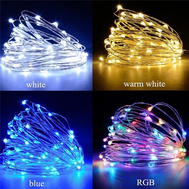 2m 5m 10m 4.5V AA Battery Powered Copper Wire LED String Light Holiday Decorative Lighting