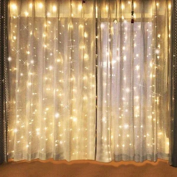 Connectable Waterproof Christmas Wedding Indoor Outdoor Decoration LED Curtain Icicle Lights Holiday Lighting