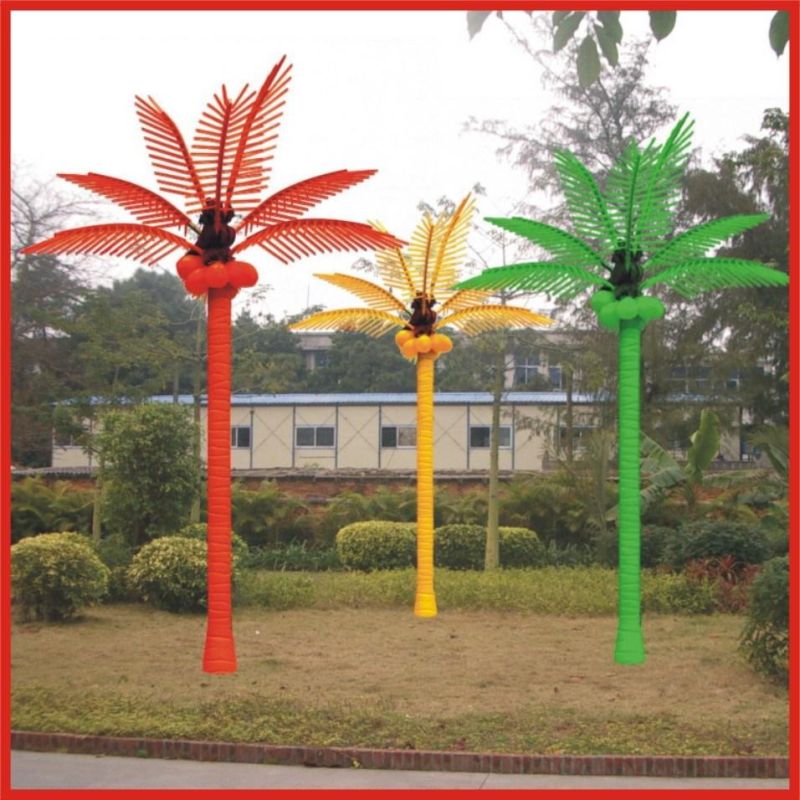 Outdoor 3m 5m 8m Artificial LED Palm Tree Light