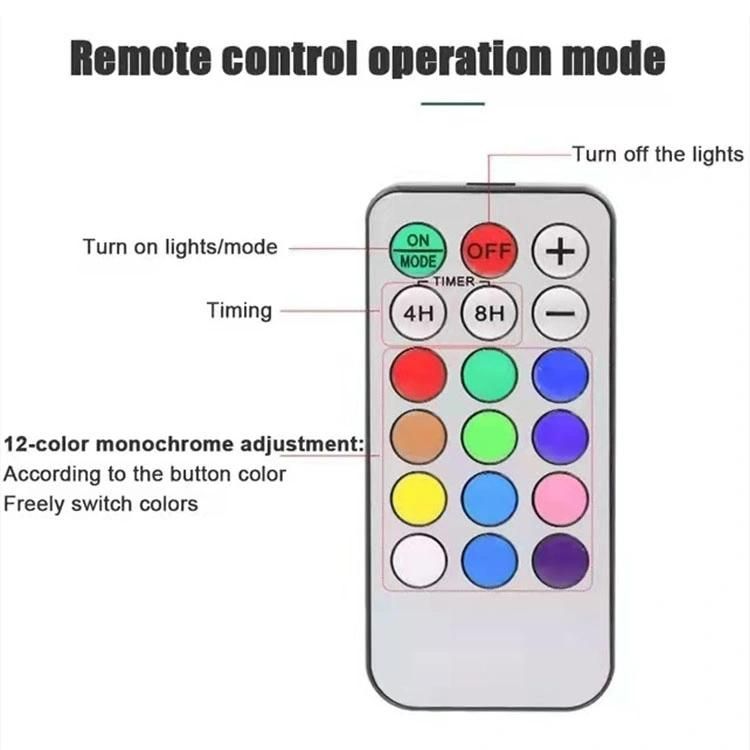 10m Remote Control and Battery Case Christmas Dimmed LED Light String