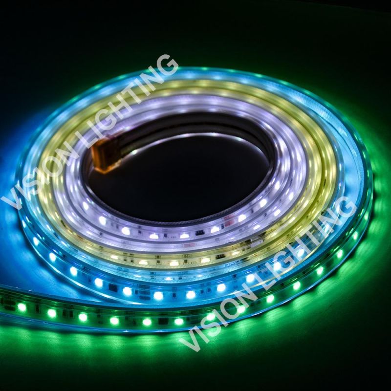 Christmas Decoration High Quality 24V IP67 RGB Pixels Smart LED Light Strip