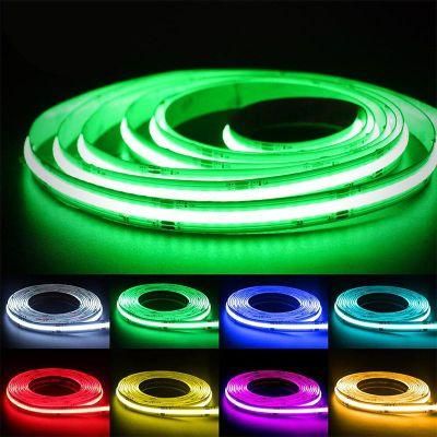 Commercial Dream Full Color RGBW DC12V 24V Magic Digital No Light Point RGB IC Soft 768/M 756/M Smart Addressable RGB COB LED Strips