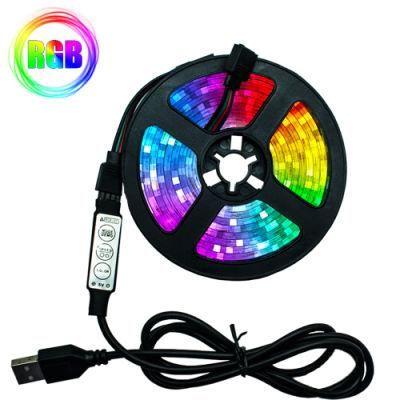 LED Strip Light Flexible Lamp 1m 2m 3m 4m 5m Tape Diode SMD 2835 DC5V Desk Screen TV Background Lighting USB Cable 3 Key Control