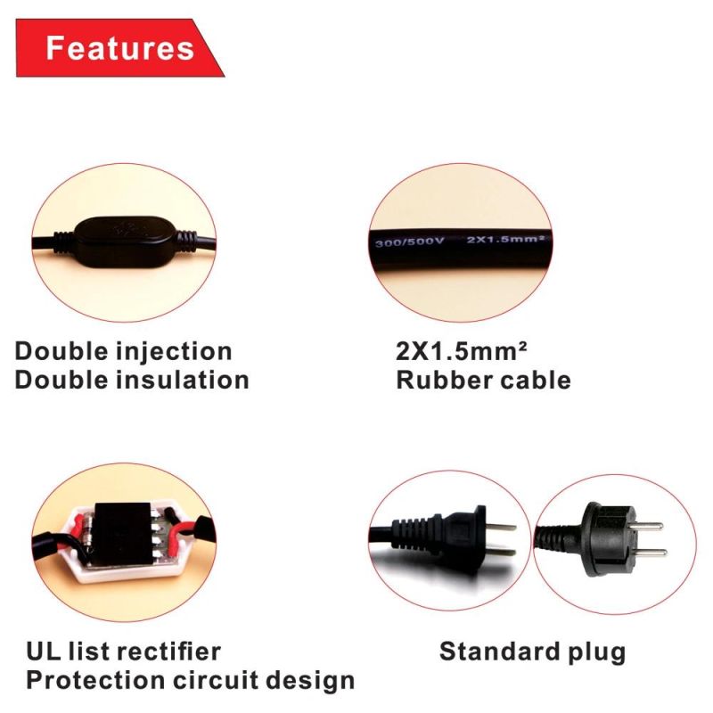 Accessory /Power Cord / Rectifier/ AC Connector for Strip Light