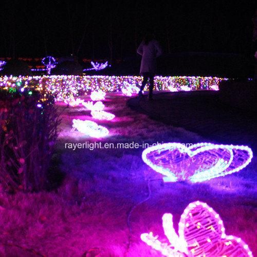 Garden Decoration Festival Motif Rope Lights Butterfly