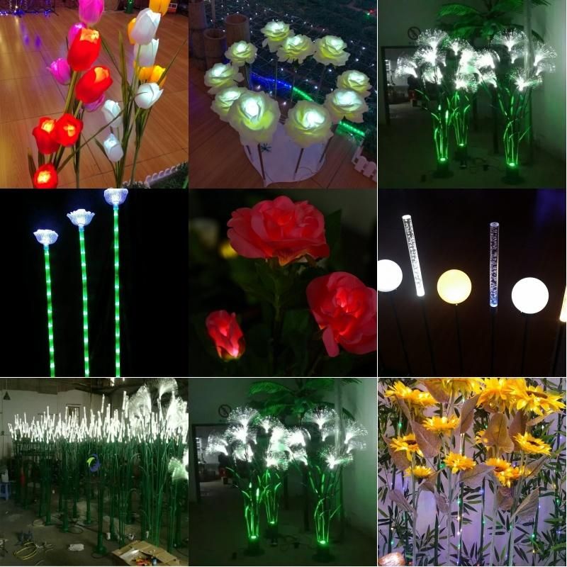 LED Emulation Tulip Flower Light for Decoration