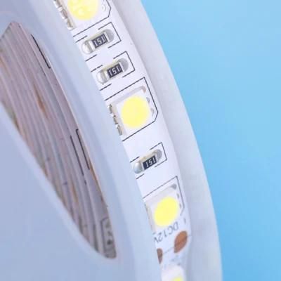 5050 60LEDs IP20 No Waterproof DC12V 5meter One Roll LED Strips White Color