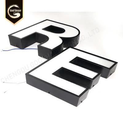 Outdoor Aluminum Front-Lit Signs 3D LED Channel Letters