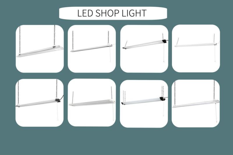 APP Control 230V 1.2m Bluetooth Speaker LED Shop Light