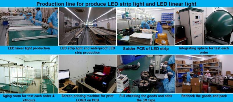 LED COB Strip Light No Lighting Spot for Al Profile 512chips/M LED