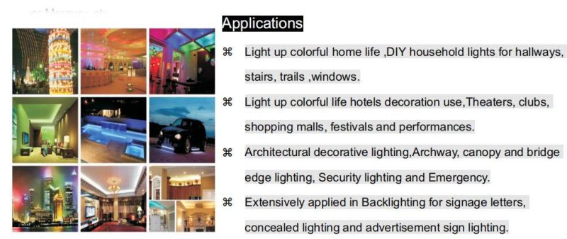 24V IP54 Waterproof RGBW LED Multicolor Strip Light