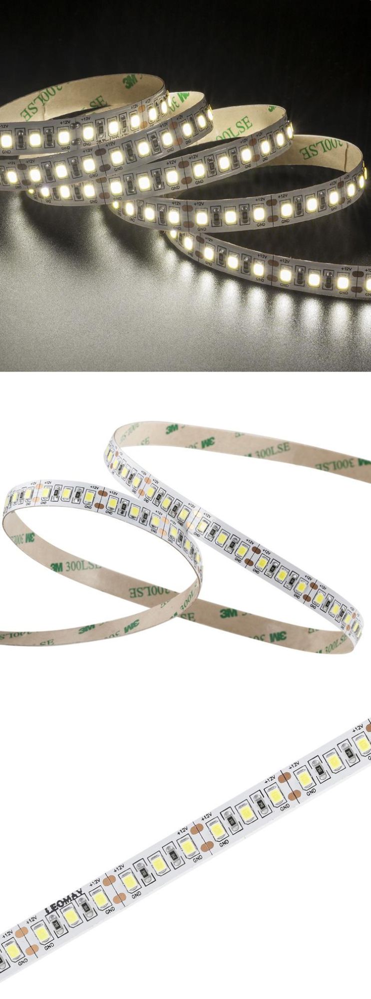 Bendable LED light Super bright 12VDC 24W/M 2835 LED STRIP